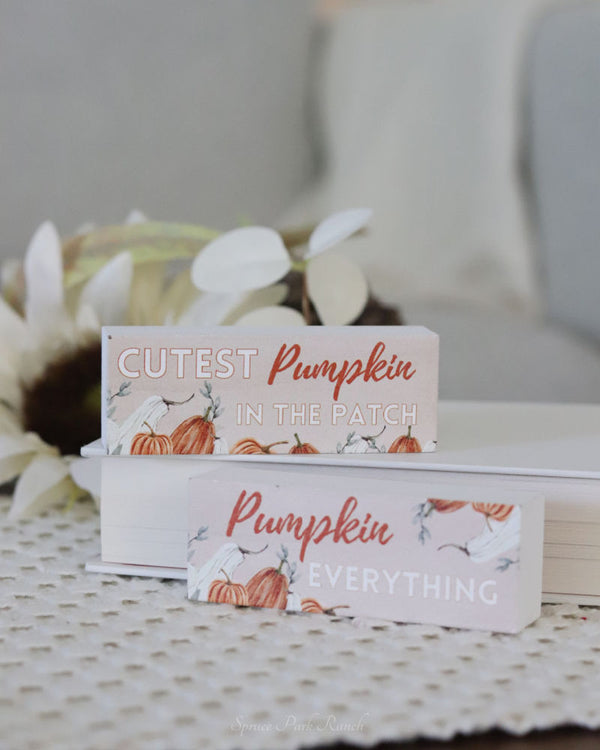 Pumpkin Patch Mini Block