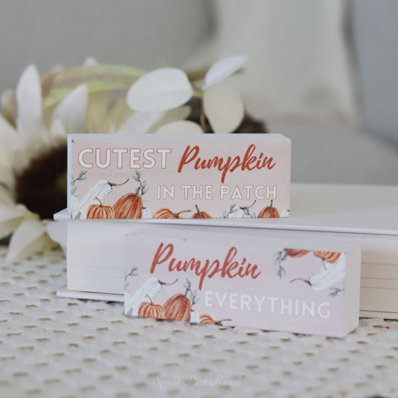 Pumpkin Patch Mini Block
