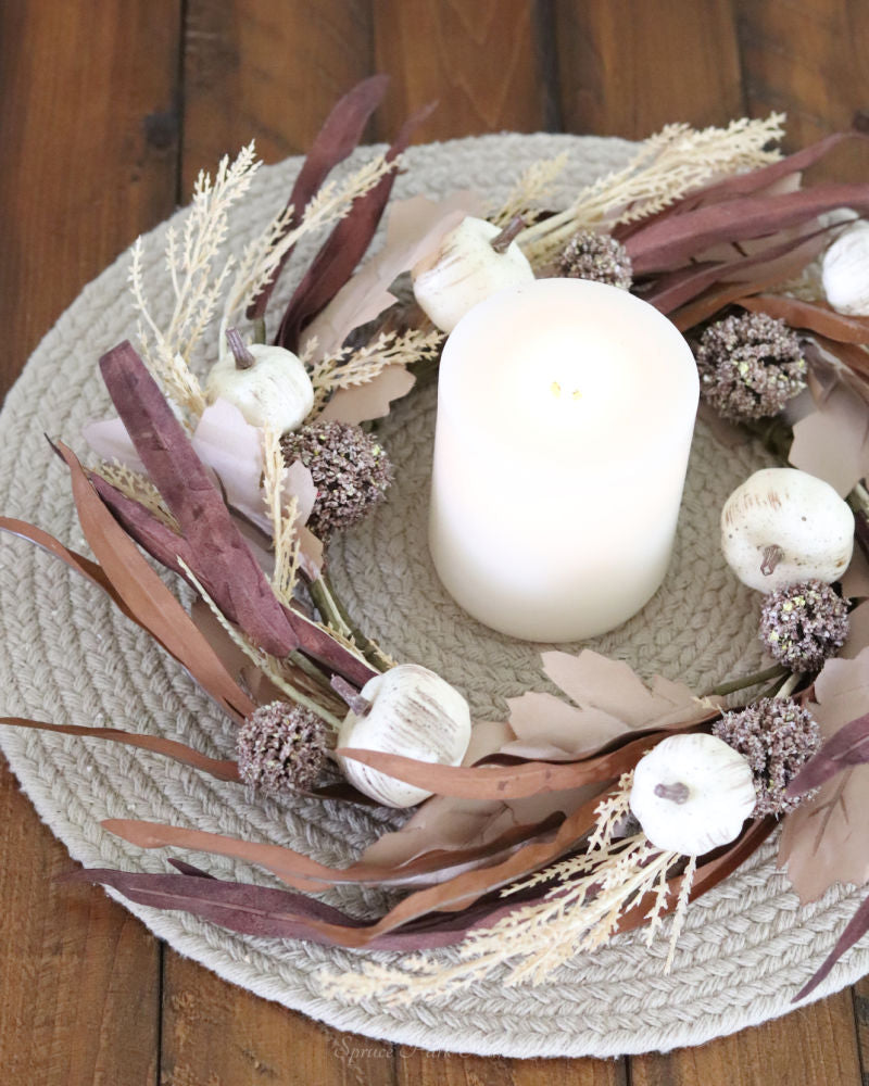 Pumpkin and Oak Leaf Greenery Collection