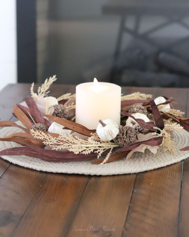 Pumpkin and Oak Leaf Greenery Collection