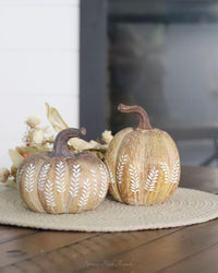 Natural Wheat Harvest Pumpkin