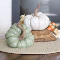 Harvest Resin Pumpkin Large