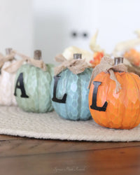 Harvest Resin Fall Pumpkin Set