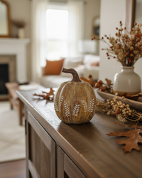 Natural Wheat Harvest Pumpkin