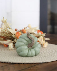 Harvest Resin Pumpkin Small