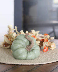 Harvest Resin Pumpkin Large