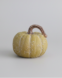 Wood Look Vine Harvest Pumpkin