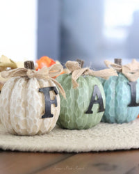 Harvest Resin Fall Pumpkin Set