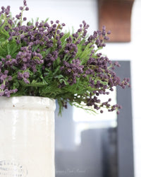 Purple Berry With Foliage Bundle 15"