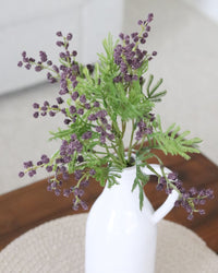 Purple Berry With Foliage Bundle 15"