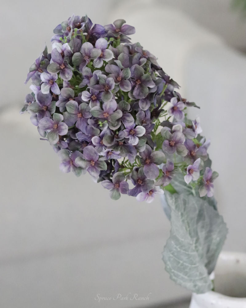 Purple Cone Hydrangea Stem 28"