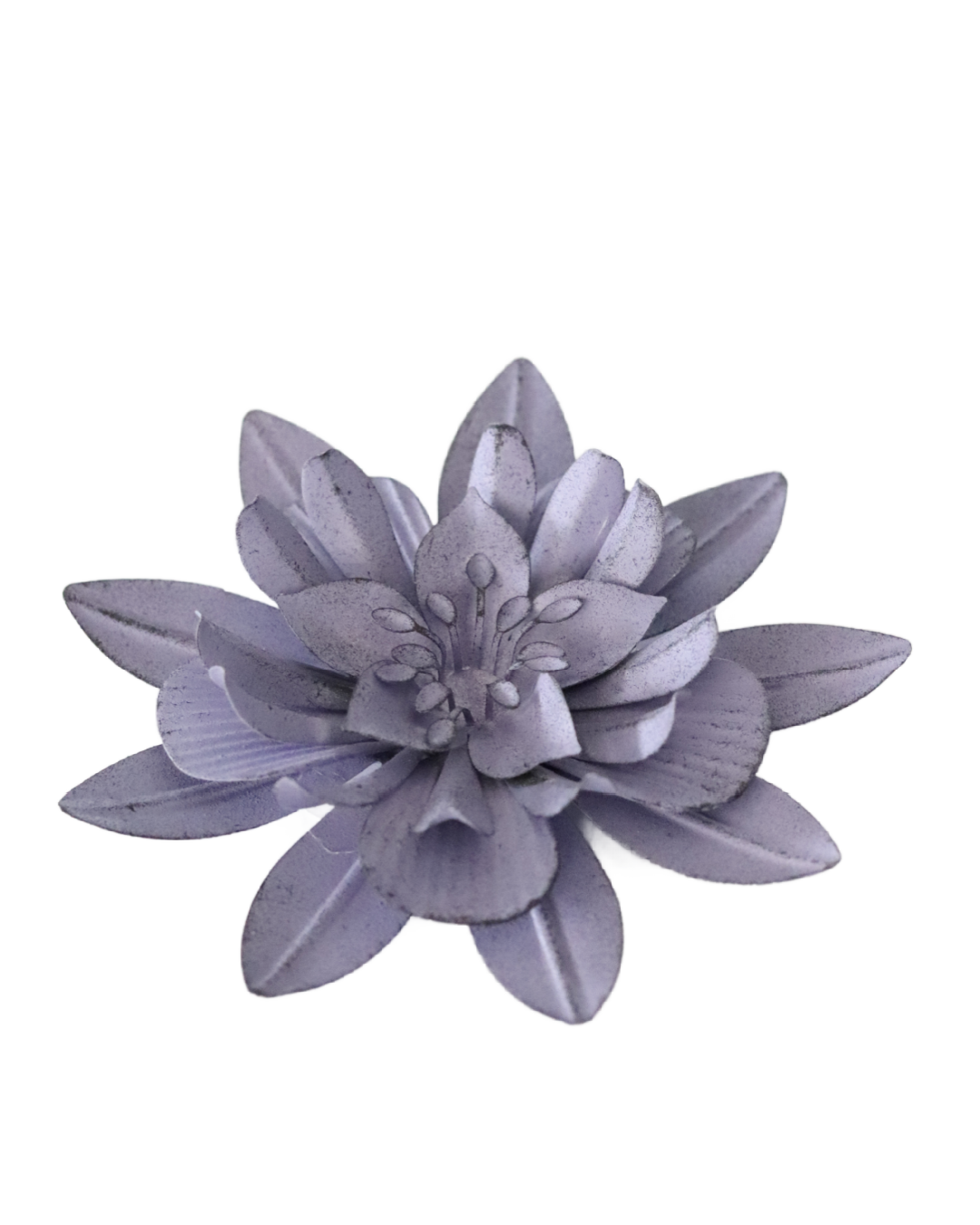 Purple Flower Metal Magnet