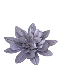 Purple Flower Metal Magnet