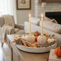 Pumpkin Taper Candle Holder