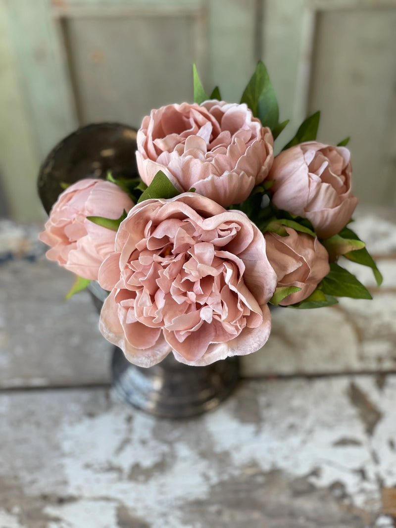 Floret Shell Peony Bundle Real Touch 12"