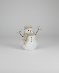 Rustic Snowfall Resin Snowman