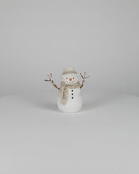 Rustic Snowfall Resin Snowman Petite