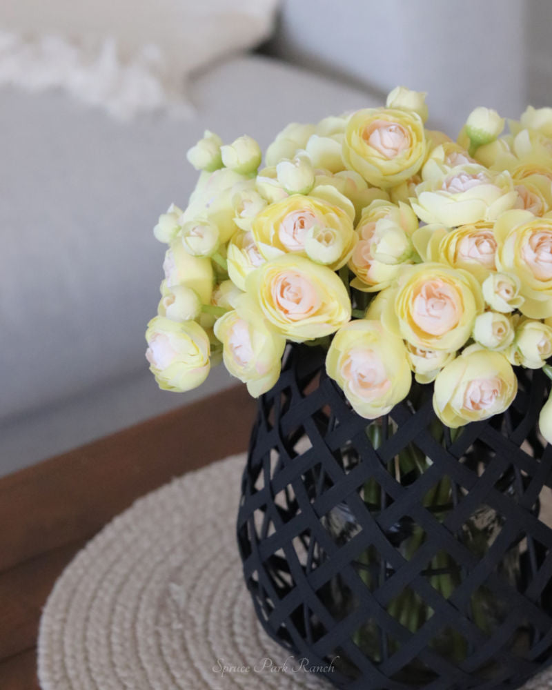 Mini Yellow Ranunculus Bundle 11"