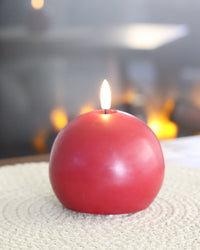 Luxlite Red Ball LED Candle
