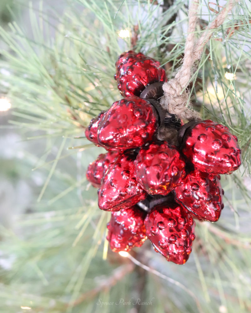 Ruby Red Berry Cluster