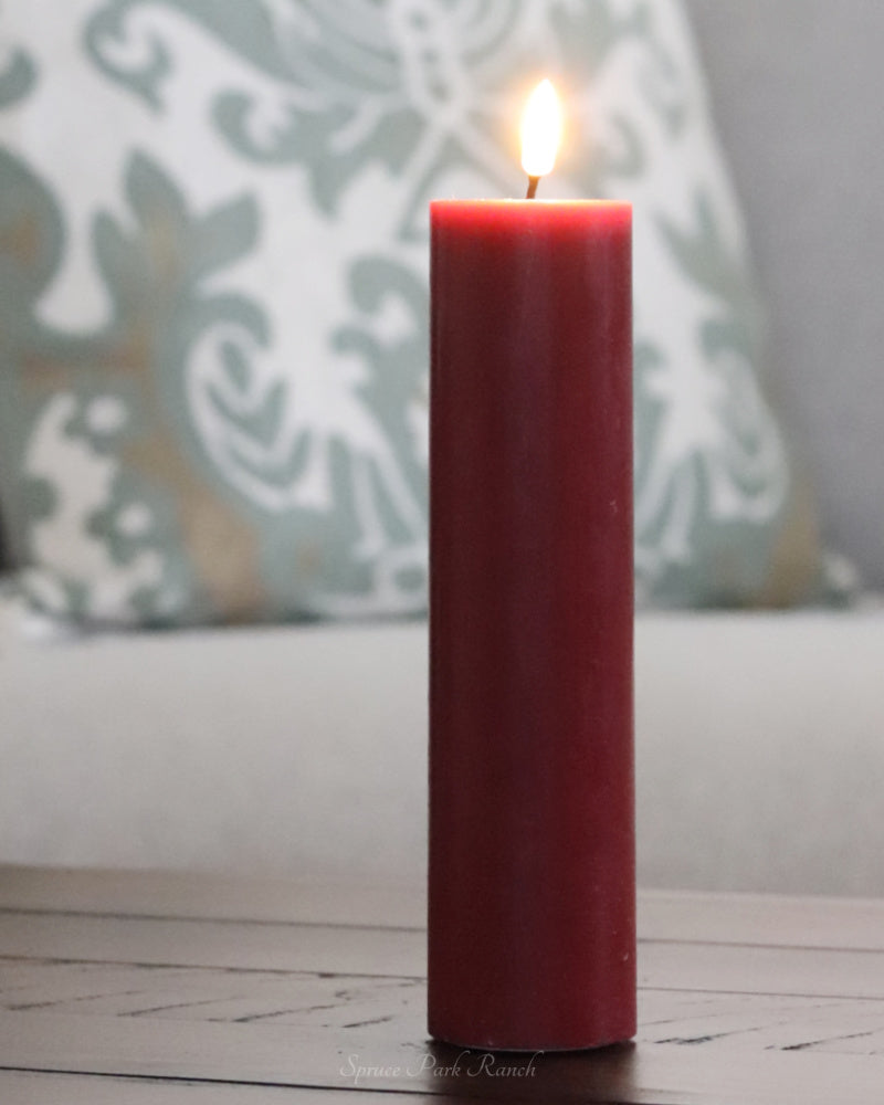 Deluxe Home Bordeaux LED Candles