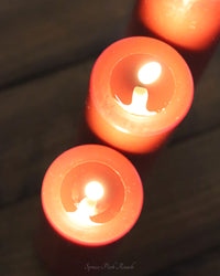 Deluxe Home Bordeaux LED Candles