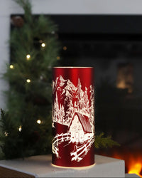 Red Mountain Cottage Holiday Cylinder
