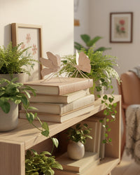 White Resin Tabletop Butterfly