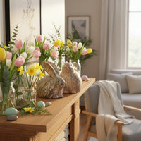 Marbled Patterned Resin Rabbit