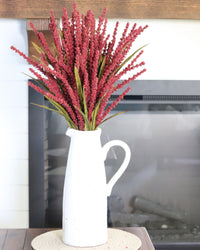 Rice Spray Burgundy 31"