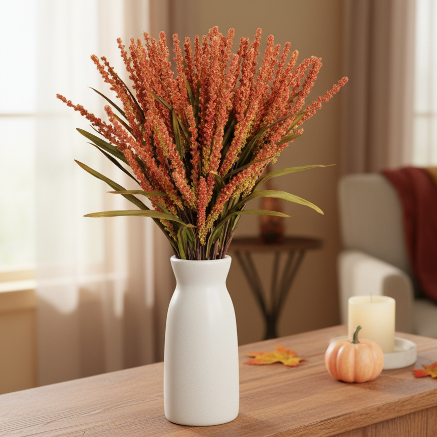 Rice Spray Orange 31"
