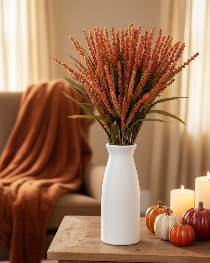 Rice Spray Orange 31"