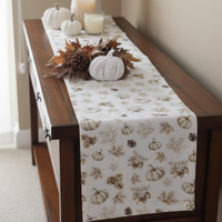 Rooted in Nature Muted Table Runner 56"L