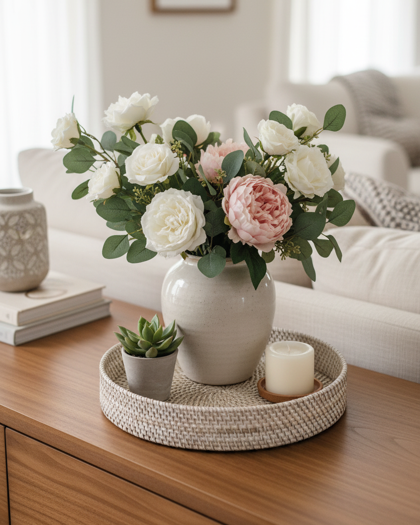 Round Hapao Rattan Trays