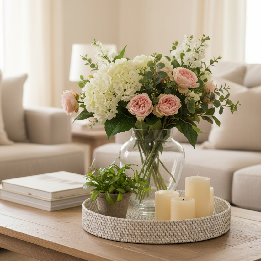 Round Hapao Rattan Trays