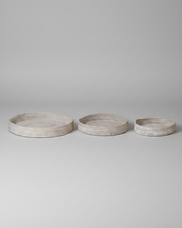 Round Hapao Rattan Trays