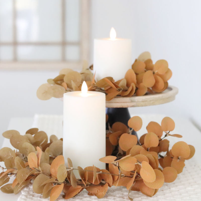 Rust and Dark Yellow Eucalyptus Greenery Collection
