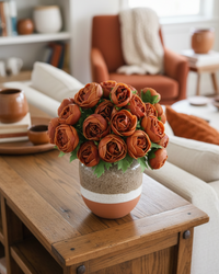 Rust Ranunculus Real Touch Bundle of 6