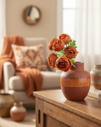 Rust Ranunculus Real Touch Bundle of 6