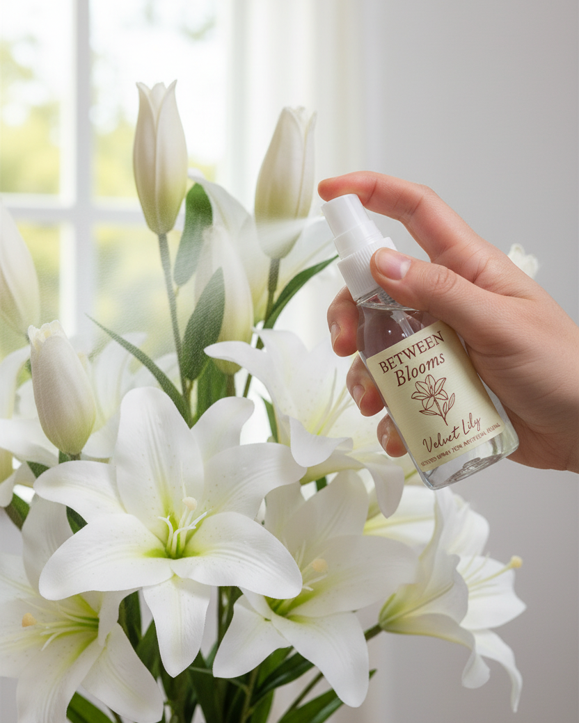 Between Blooms Velvet Lily Artificial Floral Spray