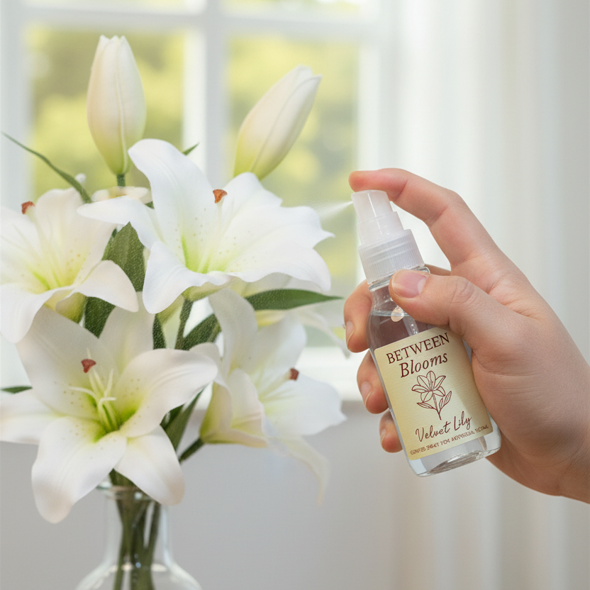 Between Blooms Velvet Lily Artificial Floral Spray