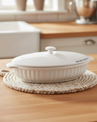 Stoneware Oval Casserole