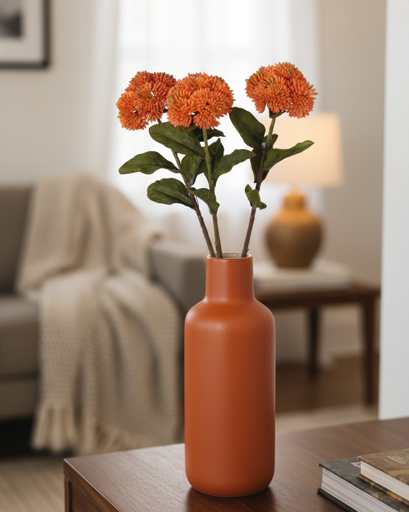 Sedum Stem 20" Orange