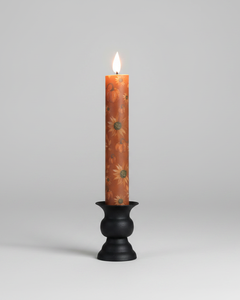 Shades of Autumn LED Taper Candle