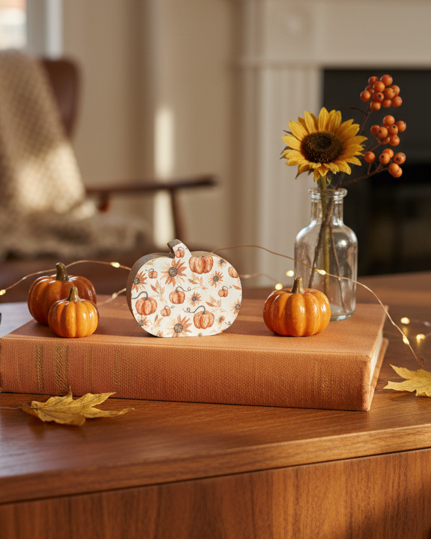 Shades of Autumn Mini Pumpkin Block