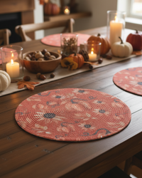 Shades of Autumn Textile Collection Vivid Orange