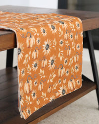 Shades of Autumn Table Runner Burnt Orange 56"L