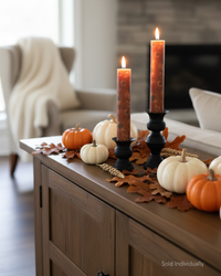 Shades of Autumn LED Taper Candle