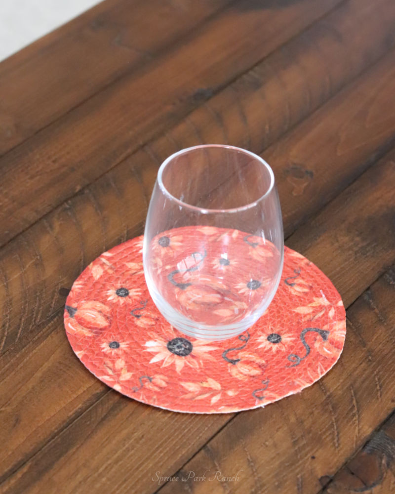 Shades of Autumn Textile Collection Vivid Orange