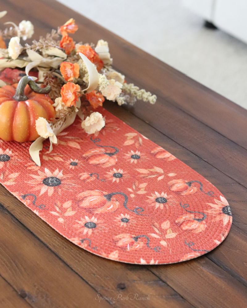 Shades of Autumn Textile Collection Vivid Orange